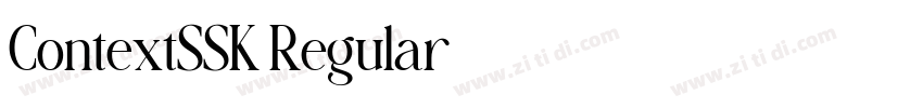 ContextSSK Regular字体转换 ContextSSK Regular字体转换